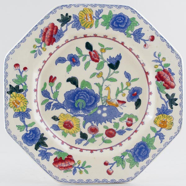 Plate octagonal